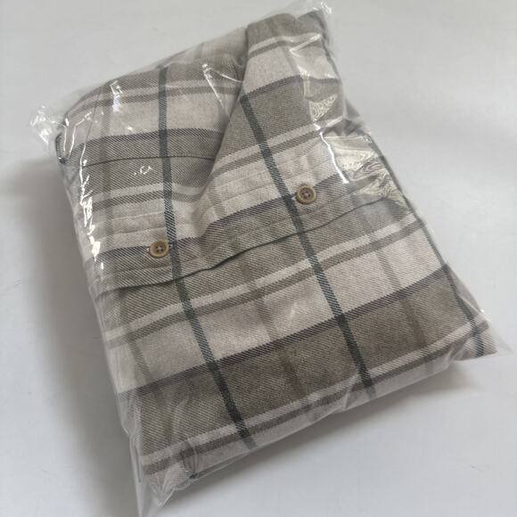 Vintage Faconnable By Albert Goldberg Flannel Sport Shirt Size Medium - Picture 9 of 9